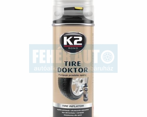 K2 TIRE DOKTOR  400ml defektjavító spray  B310