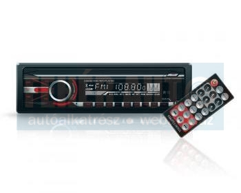 MP3 lejátszó FM tunerrel és SD/MMC/USB olvasóval Fejegység